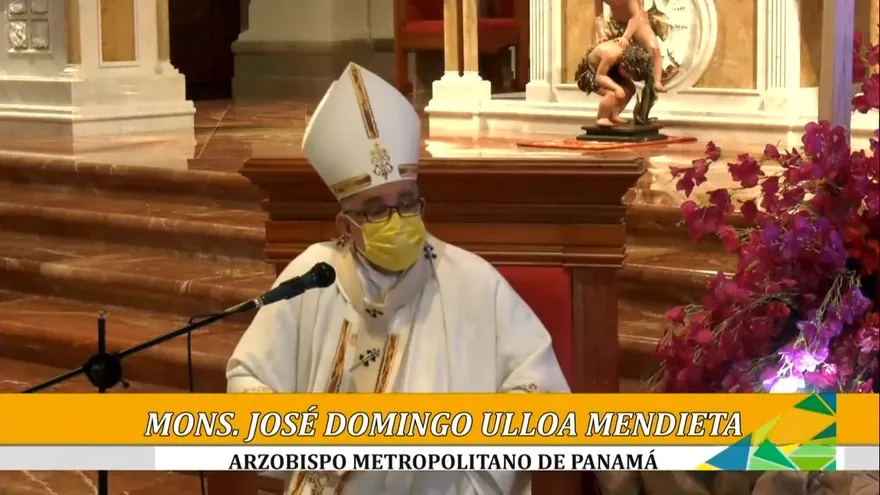 Monseñor Ulloa se refiere a la 'familia natural' en la misa dominical