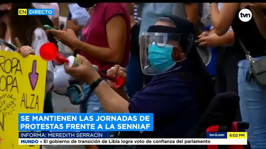 Sigue las jornadas de protestas frente a la Senniaf