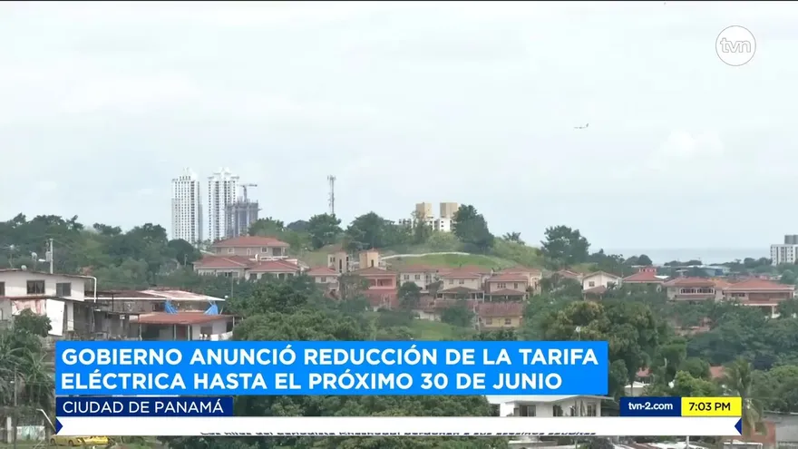 Gobierno anunció reducción de la tarifa eléctrica hasta el próximo 30 de junio