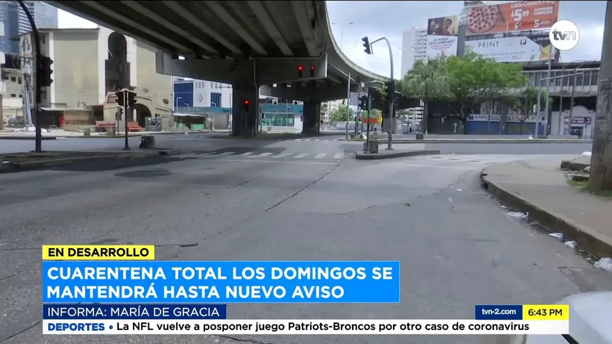 Cuarentena de los domingos continuará hasta nuevo aviso