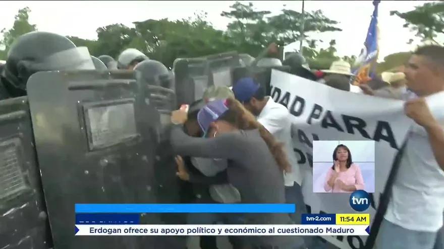 Productores y policía se enfrentan en Azuero