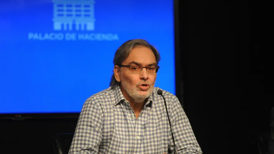 El secretario de Energía de Argentina, Gustavo Lopetegui, ofrece una conferencia de prensa el pasado domingo, en Buenos Aires (Argentina)