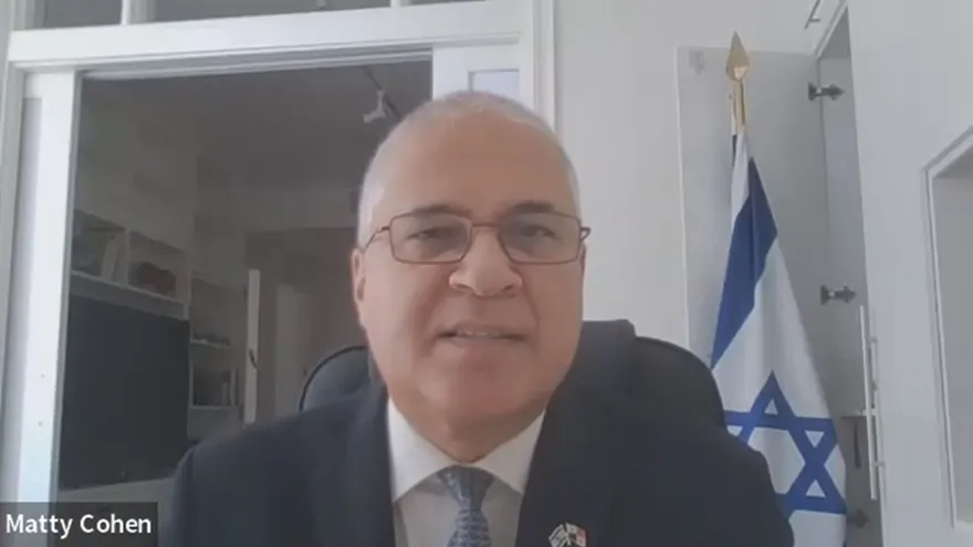 El embajador de Israel en Panamá, Mattanya Cohen.