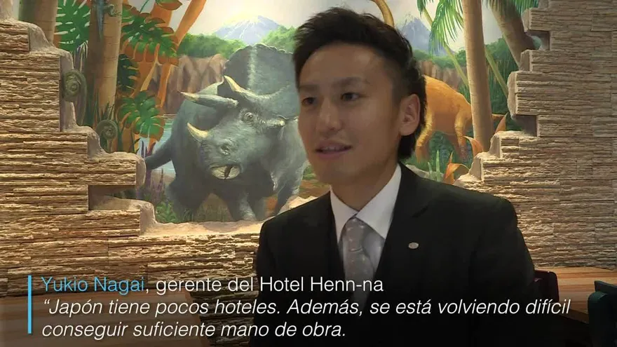 Dinosaurios recepcionistas