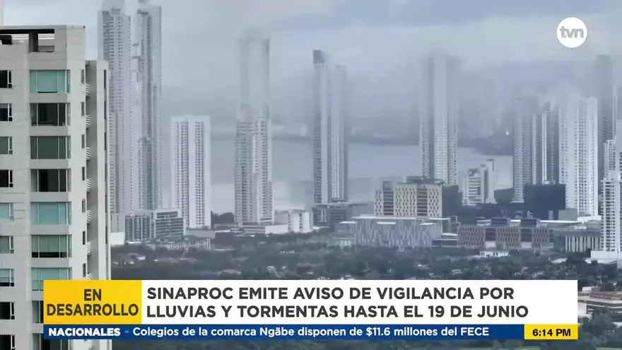 Aviso de vigilancia por lluvias hasta el domingo