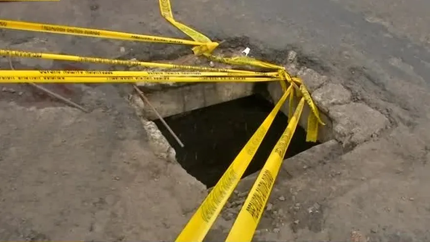 Hueco en la avenida Domingo Díaz genera accidentes y caos vial