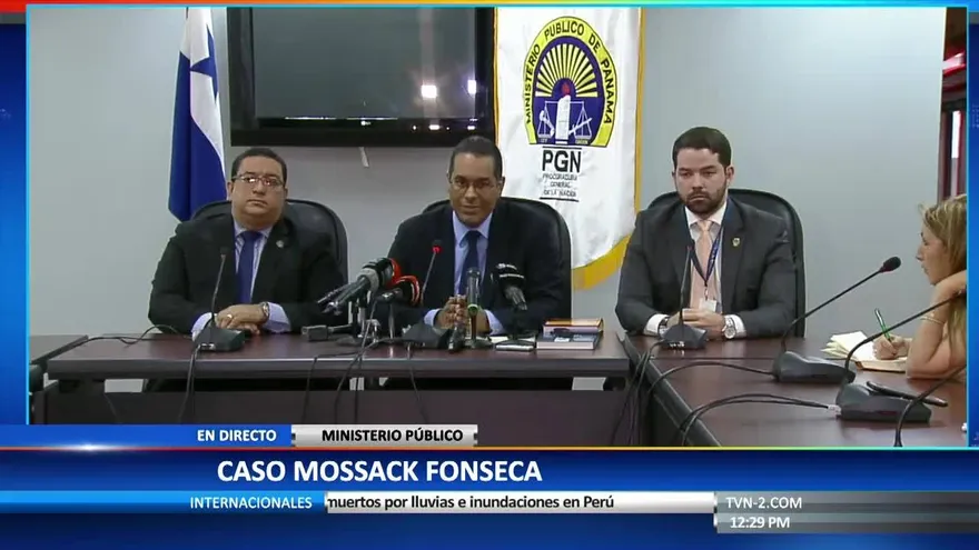 Confirman ingreso de dinero en dos cuentas panameñas en caso Mossack Fonseca