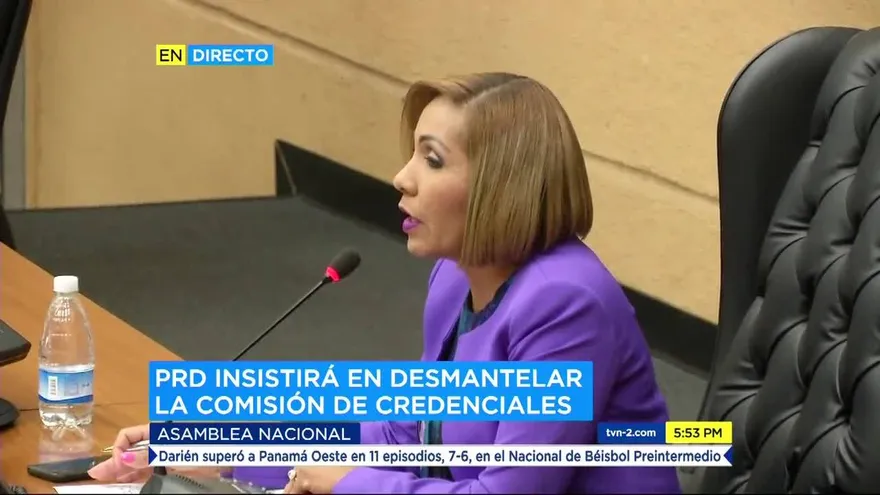 La reestructuración de la Comisión de Credenciales no fue tratada por Pleno de la Asamblea