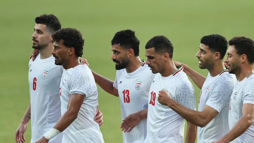 Jugadores de la seleción de Irán