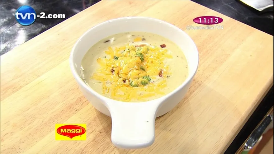 Receta - Crema de Brocoli Gratinada