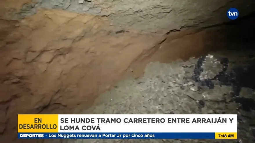 El MOP se prepara para reparar daño en la Panamericana