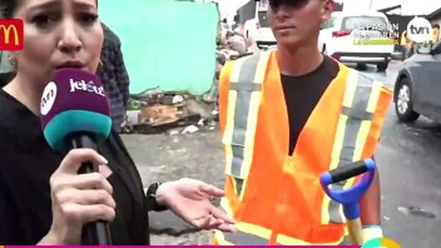 Nathalia desde San Miguelito en una jornada de limpieza