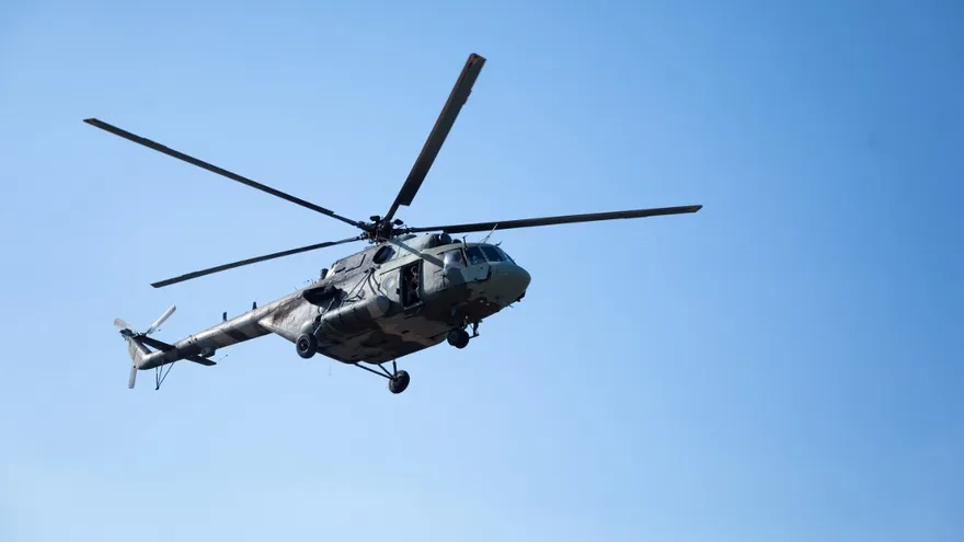 Un helicóptero de la Armada de Venezuela