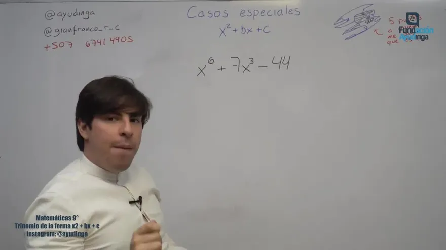 Ayudinga Matemáticas 9° - Trinomio de la ax^2+bx+c  24 de marzo de 2020