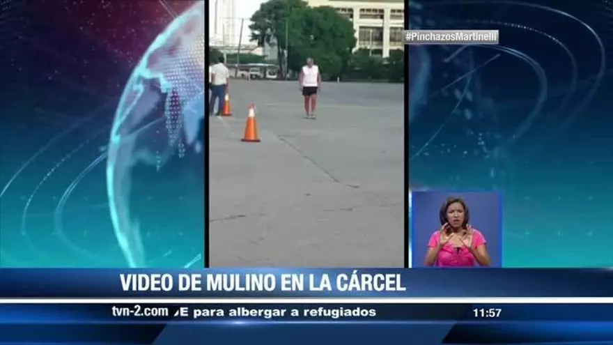 Video de José Raúl Mulino ejercitándose