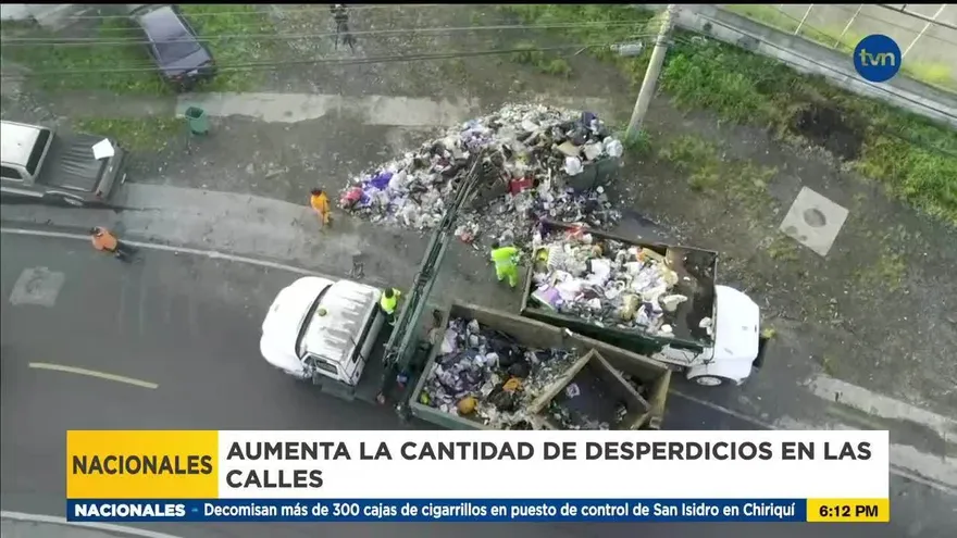Aumenta cantidad de basura en calle de San Miguelito