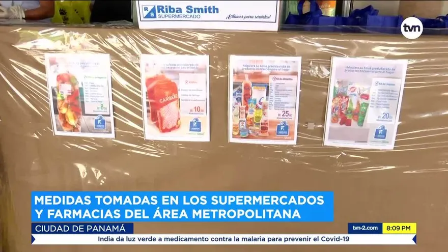 Supermercados toman medidas para evitar aglomeraciones