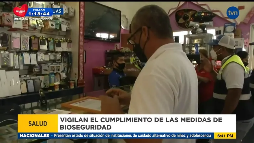 Vigilan la bioseguridad en comercios de Veraguas