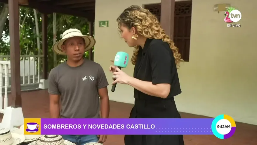 ¡Mira la confección de sombreros pinta'os hechos a mano!