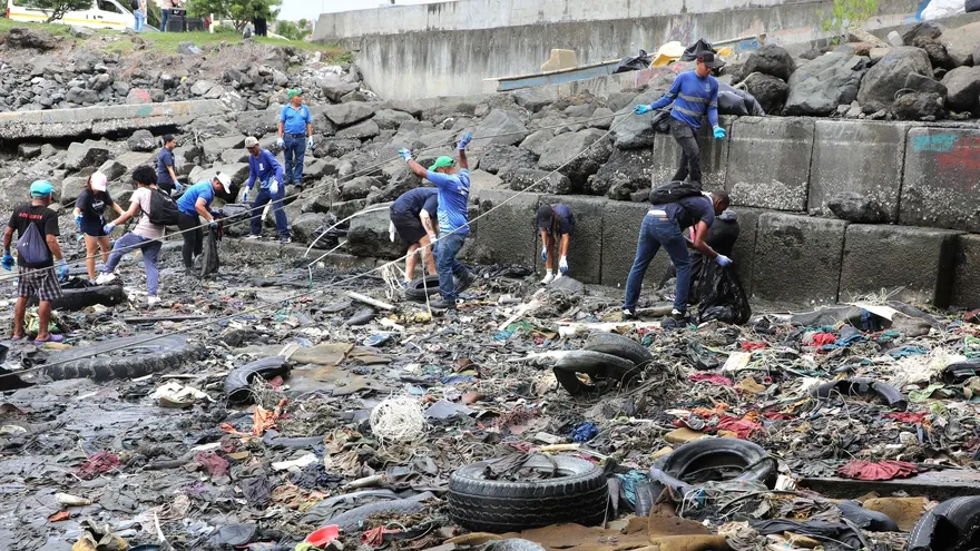 La actividad fue organizada por la Alcaldía de Panamá y reunió a instituciones públicas, organizaciones ambientales y empresas privadas en una iniciativa enfocada en la conservación marina y la reducción de la contaminación en zonas costeras.