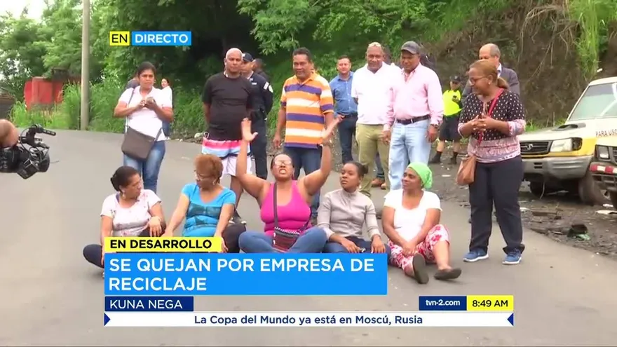 Autoridades llegaron para dialogar con quejosos en Kuna Nega