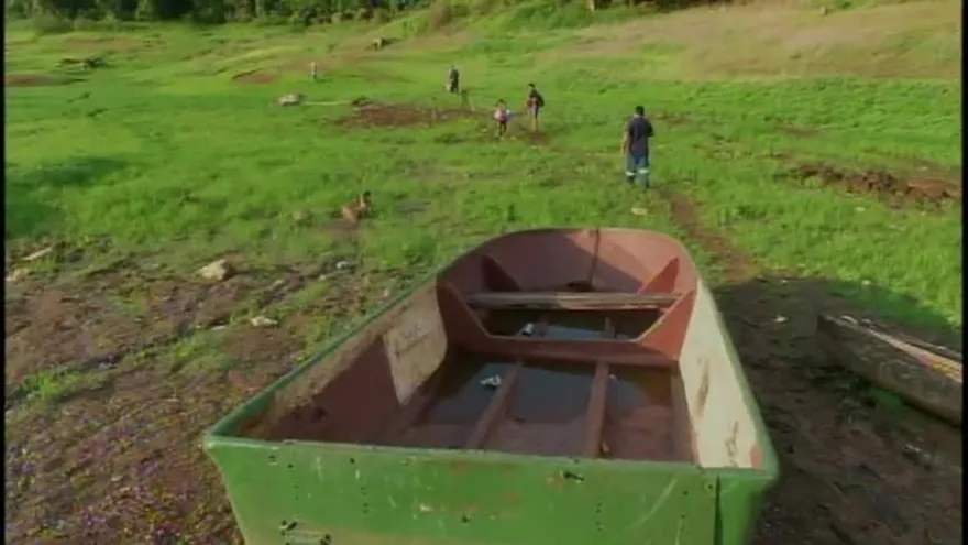 Lago Alajuela afectado por la sequía