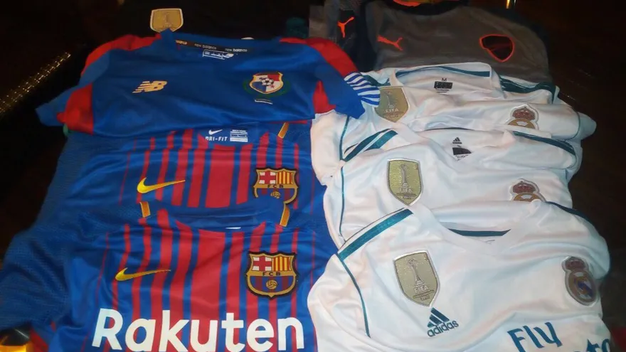 Decomisan camisetas falsificadas de la selección nacional de fútbol