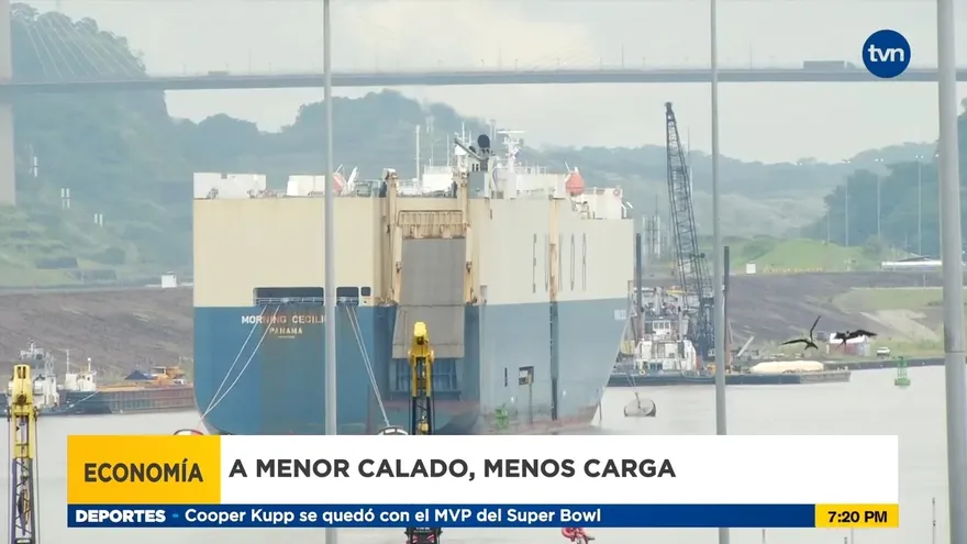 Canal de Panamá podría implementar restricciones en cuanto al calado
