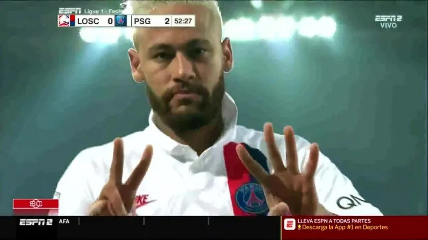 Neymar dedica un gol a Kobe Bryant