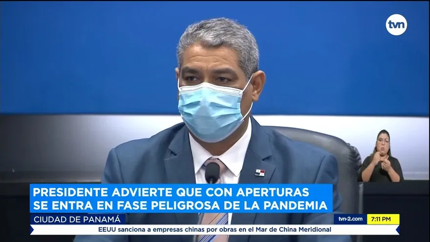 Presidente advierte que con reaperturas se entra en ‘fase peligrosa’