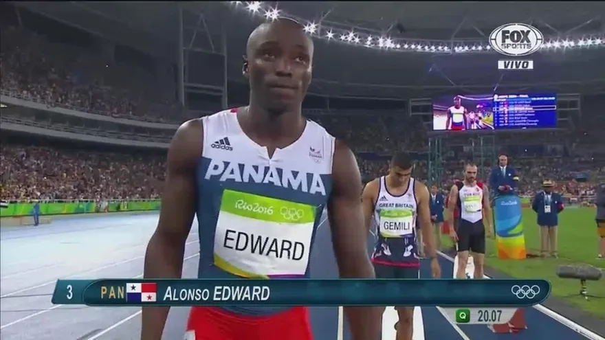 Alonso Edward, séptimo en final de los 200 mts. planos