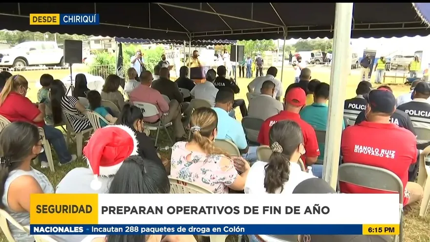 Policía Nacional prepara operativos en Chiriquí