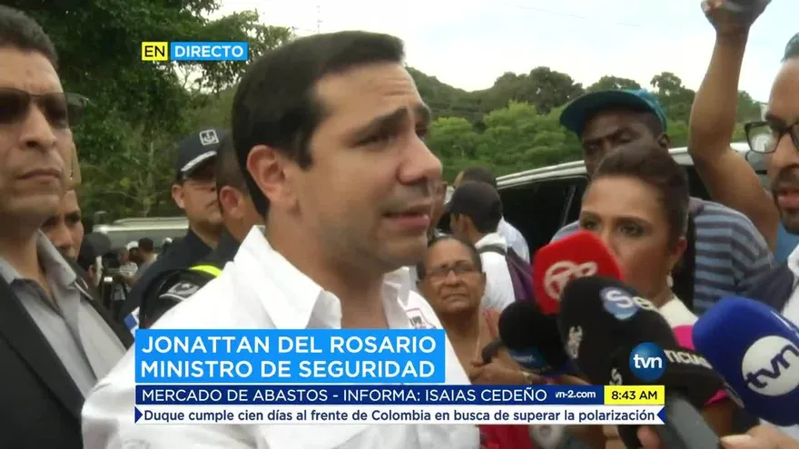 Ministro de Seguridad llama al orden tras protesta en el Mercado de Abastos