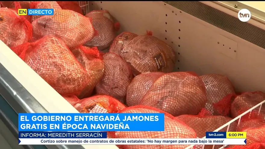 Panamá Solidario incluirá jamones para el mes de diciembre