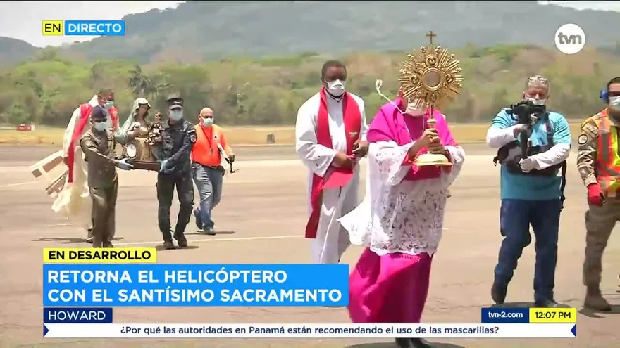 Culmina recorrido con el Santísimo Sacramento en la ciudad de Panamá