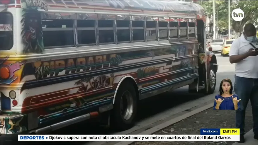 Verifican que conductores de buses y taxis en Colón cumplan con medidas de bioseguridad