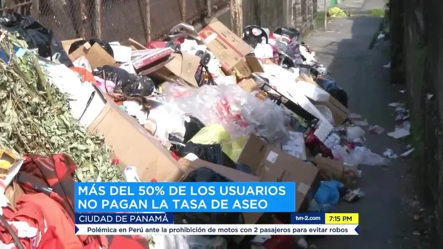 Más del 50% de los usuarios no paga la tasa de aseo