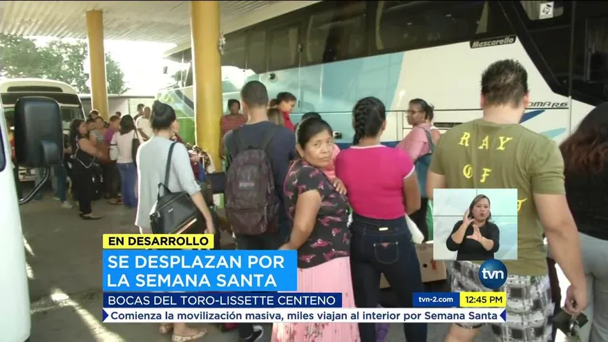 Terminales de transporte en Bocas del Toro reciben viajeros de Semana Santa