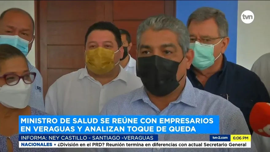 Ministro de salud se reúne con empresarios y autoridades de Veraguas