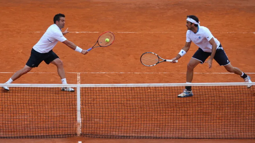 Daniele Bracciale y Potito Starace.