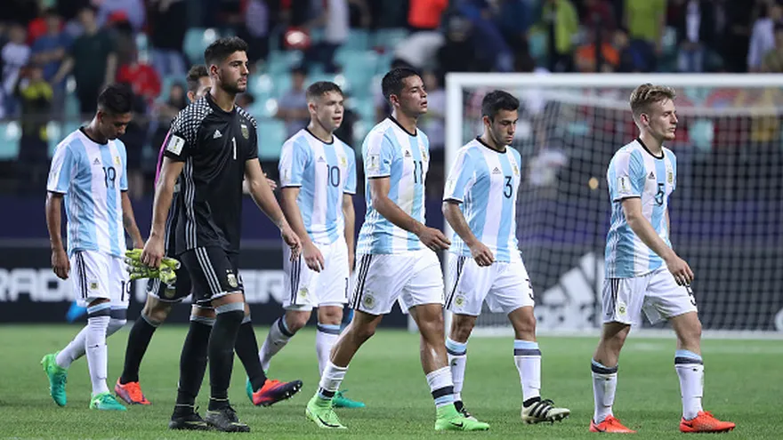Los jugadores de la Selección Sub-20 Argentina está en una situación difícil