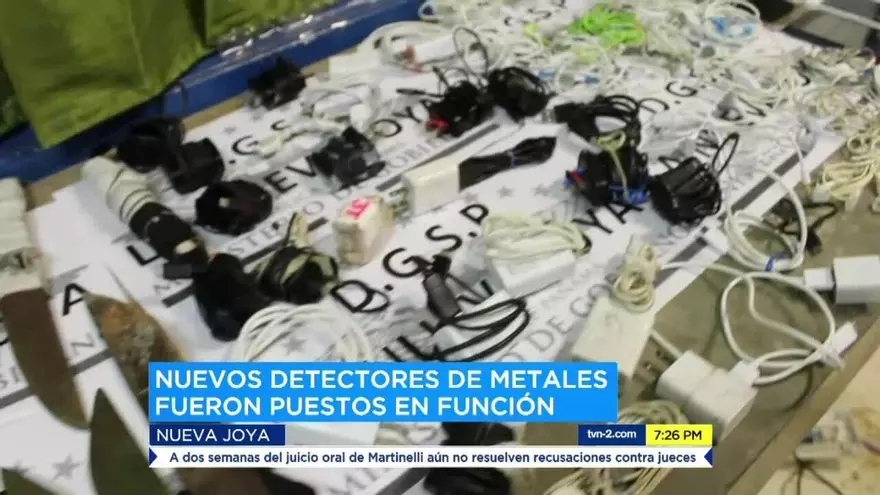 Decomisan armas y celulares en la  cárcel La Nueva Joya