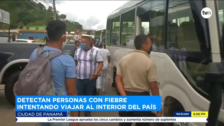 Con fiebre rumbo al interior