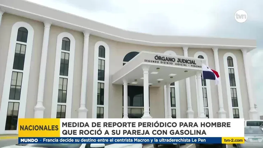 Hombre que roció a su pareja con gasolina solo deberá reportarse periódicamente
