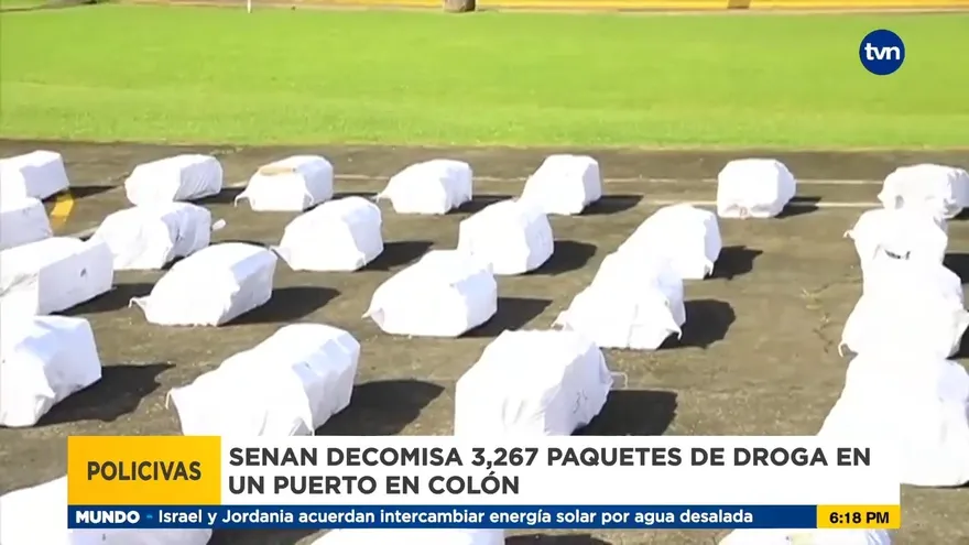 Decomisan toneladas de drogas en Colón