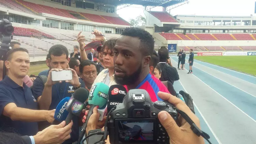 Jozy Altidore conversó con los medios panameños e internacionales.