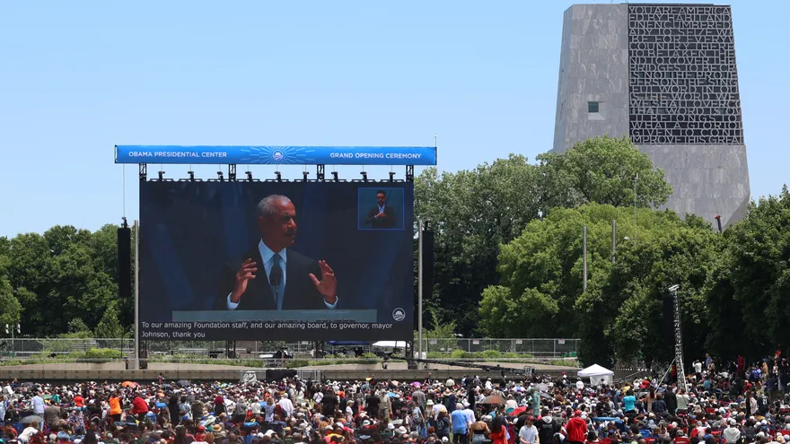 Inaguración del museo presidencial de Obama