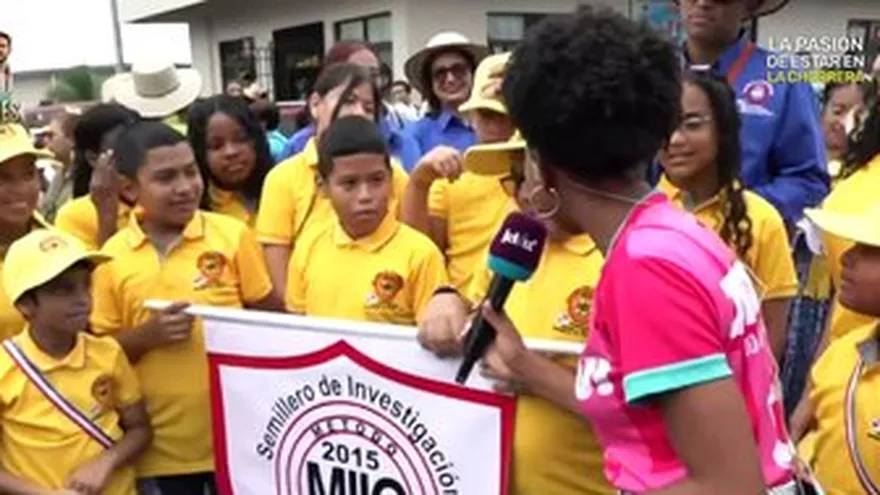 Zule en el desfile de La Chorrera