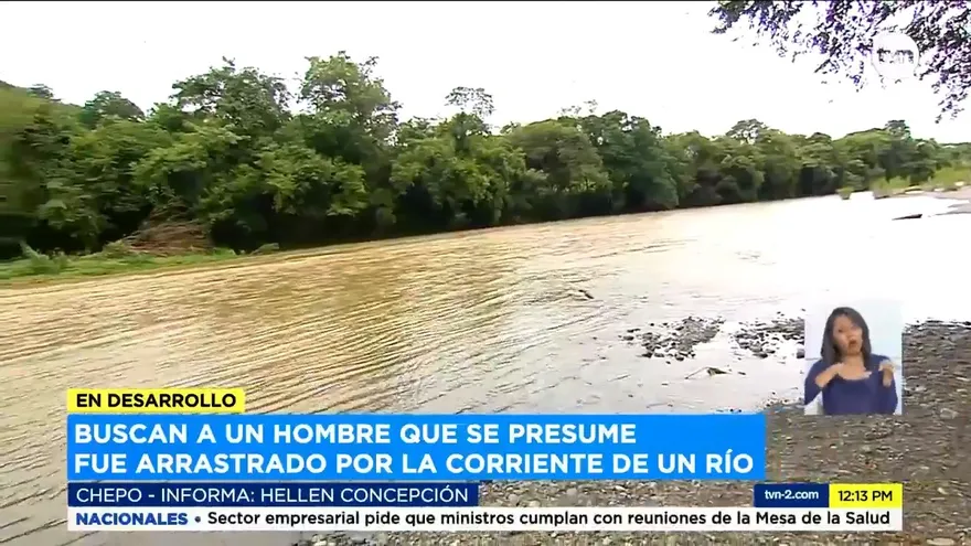 Buscan a un hombre desaparecido en río en Chepo