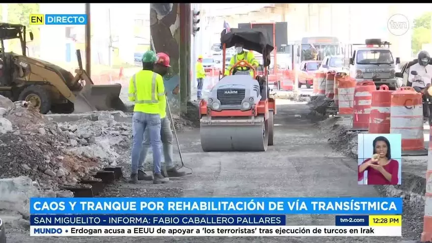 Trabajos de rehabilitación de la vía Transístmica podrían durar un mes